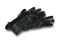 Black nitrile rukavice